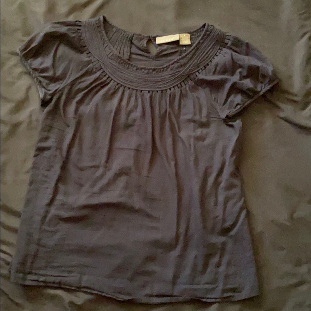 Kenar dark navy blouse